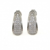 Georgy earrings with rhodium-plated silver 925 crystals