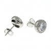 Raisa earrings with rhodium-plated silver 925 crystals