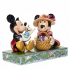 Mickey and Minnie Mouse Easter figurine