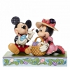 Mickey and Minnie Mouse Easter figurine