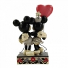 Figurina Mickey and Minnie Mouse with Heart