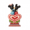 Figurina Mickey and Minnie Mouse Heart to Heart