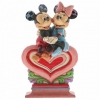 Figurina Mickey and Minnie Mouse Heart to Heart