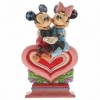 Mickey and Minnie Mouse Heart to Heart figurine