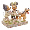 Spring Mickey, Minnie and Pluto figurine