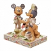 Spring Mickey, Minnie and Pluto figurine