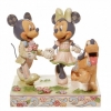 Spring Mickey, Minnie and Pluto figurine
