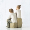 Figurina Willow Tree - Brother and Sister By my side - Frate si sora, o relatie minunata pentru viata intreaga!