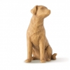 Willow Tree figurine - Love My Dog (light)