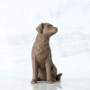 Willow Tree figurine - Love My Dog (dark)