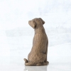 Figurina Willow Tree - Love My Dog (dark) - Iubeste Cainele