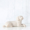 Willow Tree figurine - Love My Dog (small white)