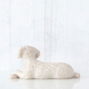 Willow Tree figurine - Love My Dog (small white)