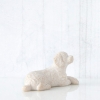 Figurina Willow Tree - Love My Dog (small white) - Iubesc un catel minunat!