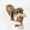 Willow Tree figurine - Adorable you (Dark Dog)