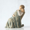 Figurina Willow Tree - The Quilt - Incalzit sub paturica, la pieptul mamei