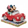 Figurina Mickey and Minnie Mouse in Car - Te iubesc, hai cu mine la plimbare!