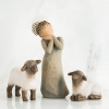 Willow Tree Figurine - Little Shepherdess - Little Shepherdess - Here's a little love on earth