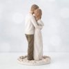 Figurina Willow Tree - Together Cake Topper - Decoratiune pentru tortul mirilor - Impreuna pentru todeauna, adevărați parteneri în dragoste și viață