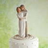 Figurina Willow Tree - Together Cake Topper - Decoratiune pentru tortul mirilor - Impreuna pentru todeauna, adevărați parteneri în dragoste și viață