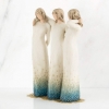 Willow Tree figurine - By My Side - One by one, over the years, we gather strength, through laughter and tears.