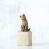 Figurina Willow Tree - Love my Cat (dark) - Iubeste pisica - Intotdeauna cu mine, plina de personalitate