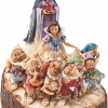 The Snow White figurine, The Seven Dwarfs and The Stepmother