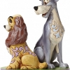 Lady and the Tramp figurine - Opposites Attract