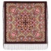 Sal premium Posadsky din lana, maro, 148x148cm