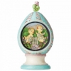 Rotating Egg figurine with bunnies and chicks