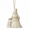 White Santa Claus ornament