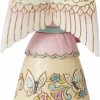 Angel figurine with Easter basket and butterflies