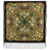 Premium shawl Beloved, wool, black - 148x148cm