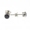 Cercei studs din argint 925 rodiat - 5mm