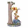 Tree figurine with Pooh and friends