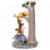 Tree figurine with Pooh and friends