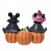 Mickey Mouse and Minnie Mouse figurine - Boo Pumpkins