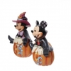 Mickey Mouse and Minnie Mouse figurine - Boo Pumpkins