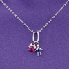 You are my heart necklace, rhodium-plated 925 silver