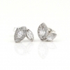 Marquise earrings with rhodium-plated silver 925 crystals