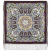 Sal premium Gold and Silver din lana, maro, 148x148cm