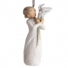 Figurina Willow Tree - Beautiful Wishes Ornament - Pentru tine am cele mai frumoase de dragoste, sanatate, fericire