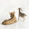 Willow Tree figurine - Ox and Goat - Offers warmth and protection