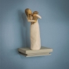 Willow Tree Hand-Painted Shelf - Suport pictat manual pentru figurinele Willow Tree
