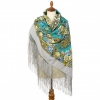 Premium shawl Darling, wool, grey - 148x148cm