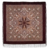 Premium shawl Spanish, wool, brown - 146x146cm