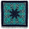 Premium shawl Premium beauty, wool, black - 146x146cm