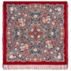 Premium shawl Streets of Posad , wool, red - 146x146cm