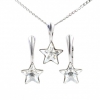 Set complet Star cu cristale Swarovski Crystal, argint 925 rodiat