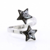 Set complet Star cu cristale Swarovski Silver Night, argint 925 rodiat